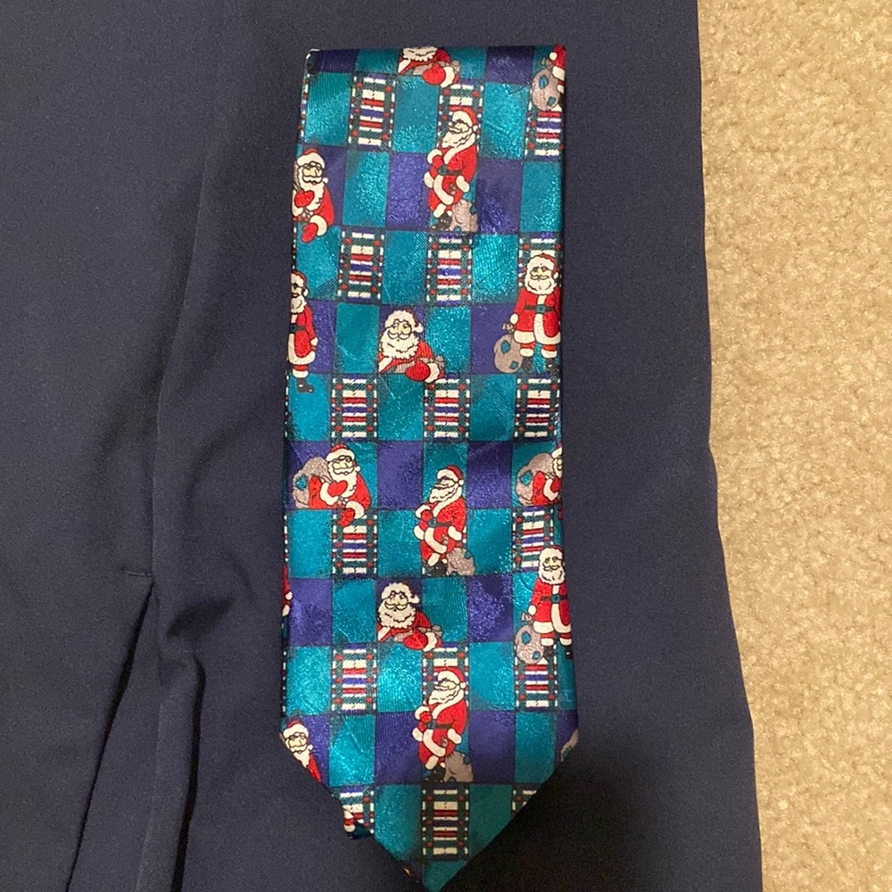 Men’s Santa Christmas Tie